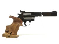 Revolver Weihrauch - Arminius HW 9ST - Note 2  - Sportrevolver Made in Germany by Weihrauch Mellrichstadt, 6" Lauf, massiv (Laufgewicht), verbreitertes Abzugsz&uuml;ngel und Hahn, verstellbare Kimme, Formgriff Gr. L f&uuml;r Rechtsh&auml;nder (ein Ersatzformgriff ebenfa