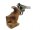 Revolver Weihrauch - Arminius HW 9ST - Note 2  - Sportrevolver Made in Germany by Weihrauch Mellrichstadt, 6" Lauf, massiv (Laufgewicht), verbreitertes Abzugsz&uuml;ngel und Hahn, verstellbare Kimme, Formgriff Gr. L f&uuml;r Rechtsh&auml;nder (ein Ersatzformgriff ebenfa