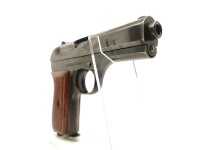 halbautomatische Pistole CZ Uhersky Brod - fnh 27 - Note 2  - tschechische Pistole der Wehrmacht mit Abnahmestempel, Modell CZ 27 (auch vz27) in der fnh-Variante, nachgefertigte Bakeltgriffschale (verm. Nicht original) in braun, kein g&uuml;ltiger BESCHUSS, We