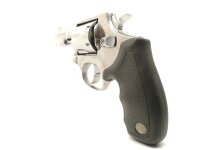 Revolver Taurus - 606 - Note 2  - kurzer 3" Fangschu&szlig;revolver, Laufl&auml;nge 75mm, silber gl&auml;nzend mit Gummigriffschalen samt Fingermulden, beidh&auml;ndig nutzbar, 6-Schuss-Trommel, breiter Hahn, ideal als Fangschusswaffe, Visierung &uuml;ber in den Rahmen eingelassen