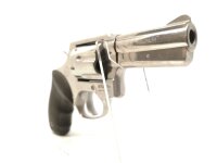 Revolver Taurus - 606 - Note 2  - kurzer 3" Fangschu&szlig;revolver, Laufl&auml;nge 75mm, silber gl&auml;nzend mit Gummigriffschalen samt Fingermulden, beidh&auml;ndig nutzbar, 6-Schuss-Trommel, breiter Hahn, ideal als Fangschusswaffe, Visierung &uuml;ber in den Rahmen eingelassen