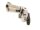 Revolver Taurus - 606 - Note 2  - kurzer 3" Fangschu&szlig;revolver, Laufl&auml;nge 75mm, silber gl&auml;nzend mit Gummigriffschalen samt Fingermulden, beidh&auml;ndig nutzbar, 6-Schuss-Trommel, breiter Hahn, ideal als Fangschusswaffe, Visierung &uuml;ber in den Rahmen eingelassen