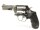 Revolver Taurus - 606 - Note 2  - kurzer 3" Fangschu&szlig;revolver, Laufl&auml;nge 75mm, silber gl&auml;nzend mit Gummigriffschalen samt Fingermulden, beidh&auml;ndig nutzbar, 6-Schuss-Trommel, breiter Hahn, ideal als Fangschusswaffe, Visierung &uuml;ber in den Rahmen eingelassen