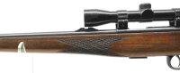 Repetierb&uuml;chse Krico - ohne - Note 3  - deutsche Repetierb&uuml;chse als Stutzenausf&uuml;hrung (Schonzeitb&uuml;chse), Hersteller KRICO (Stuttgart), Kaliber .22 Magnum (.22 WMR), mit deutschem Stecher, Zielfernrohr v. TASCO (4x32 mit Absehen 1), unbeleuchtet, Steckmaga