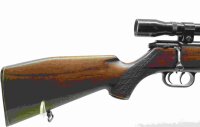 Repetierb&uuml;chse Krico - ohne - Note 3  - deutsche Repetierb&uuml;chse als Stutzenausf&uuml;hrung (Schonzeitb&uuml;chse), Hersteller KRICO (Stuttgart), Kaliber .22 Magnum (.22 WMR), mit deutschem Stecher, Zielfernrohr v. TASCO (4x32 mit Absehen 1), unbeleuchtet, Steckmaga
