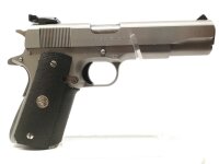 halbautomatische Pistole Colt - MK IV Series 80 - Note 2  - halbautomatische Pistole von COLT, Mod. MK IV Series 80, stainlessfarben, 1911er Baureihe mit Handballensicherung, Gummigriffschalen, LPA-Visierung (verstellbare Kimme), 120mm Laufl&auml;nge, inkl. de