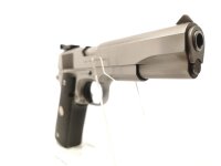 halbautomatische Pistole Colt - MK IV Series 80 - Note 2  - halbautomatische Pistole von COLT, Mod. MK IV Series 80, stainlessfarben, 1911er Baureihe mit Handballensicherung, Gummigriffschalen, LPA-Visierung (verstellbare Kimme), 120mm Laufl&auml;nge, inkl. de