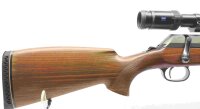 Repetierb&uuml;chse Merkel - KR 1 Standard - Note 2  - hervorragende Jagdwaffe aus dem Hause Merkel, Modell KR1, Kaliber 8x57IS, durch Abzugsblech verstecktes, entnehmbares Magazin, tolles Schaftholz, Schaftbacke f&uuml;r Rechtssch&uuml;tzen, ventilierte Schaftkappe, id