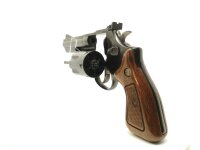 Revolver Taurus - 669 CP - Note 2  - Taurus Revolver, Made in Brasil, Modell 669 CP, Kal. .357 Magnum, schwarze Ausf&uuml;hrung mit Holzgriffschalen f. beidh&auml;ndige Nutzung, 4"-Lauf (somit auch als Fangschussrevolver einsetzbar), vebreitertes Abzugsz&uuml;ngel und H