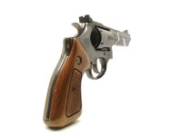 Revolver Taurus - 669 CP - Note 2  - Taurus Revolver, Made in Brasil, Modell 669 CP, Kal. .357 Magnum, schwarze Ausf&uuml;hrung mit Holzgriffschalen f. beidh&auml;ndige Nutzung, 4"-Lauf (somit auch als Fangschussrevolver einsetzbar), vebreitertes Abzugsz&uuml;ngel und H