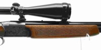 Bockb&uuml;chsflinte ZBROJOVKA BRNO - 502,3 - Note 2  - tschechische Bockb&uuml;chsflinte aus den Br&uuml;nner Waffenwerken (Zbrojovka Brno), Modell 502.3, technisch sehr guter Zustand, optisch Note2 (Nutzungsspuren leicht sichtbar), mit Zielfernrohr von Frankonia 3-12x