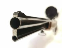 Bockb&uuml;chsflinte ZBROJOVKA BRNO - 502,3 - Note 2  - tschechische Bockb&uuml;chsflinte aus den Br&uuml;nner Waffenwerken (Zbrojovka Brno), Modell 502.3, technisch sehr guter Zustand, optisch Note2 (Nutzungsspuren leicht sichtbar), mit Zielfernrohr von Frankonia 3-12x
