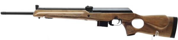 halbautomatische B&uuml;chse Molot - Vepr Super - Note 2  - sch&ouml;ner MOLOT Halbautomat mit Lochschaft, Ausf&uuml;hrung VEPR-SUPER, offene Visierung (Kimme und Korn), tadellosem Lauf, Steckmagazin, im Lauf integrierte M&uuml;ndungsfeuerbremse, Lochgriffschaft f&uuml;r Rechtsh&auml;