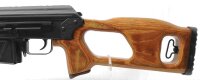 halbautomatische B&uuml;chse Cugir - SSG 97 - Note 2  - aktuell seltener Halbautomat im Kal. 7,62x54R, Hersteller: CUGIR, Modell: SSG97 (zivile Variante des PSL74), aus Sammlung (g&uuml;ltiger Beschu&szlig; versteckt angebracht), leider wurde das hohe Korn entfernt und d