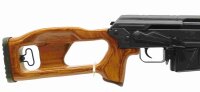 halbautomatische B&uuml;chse Cugir - SSG 97 - Note 2  - aktuell seltener Halbautomat im Kal. 7,62x54R, Hersteller: CUGIR, Modell: SSG97 (zivile Variante des PSL74), aus Sammlung (g&uuml;ltiger Beschu&szlig; versteckt angebracht), leider wurde das hohe Korn entfernt und d