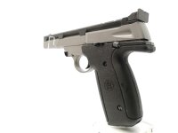 halbautomatische Pistole Smith & Wesson - 22 S - Note 2  - KK-Sportpistole mit massivem 145mm langem Lauf aus dem Hause Smith & Wesson, verstellbare Kimme eingelassen in einer Picatinnyschiene, Steckmagazin, Kunststoffgriffschalen f. beidh&auml;ndige Nutzung, 