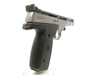 halbautomatische Pistole Smith & Wesson - 22 S - Note 2  - KK-Sportpistole mit massivem 145mm langem Lauf aus dem Hause Smith & Wesson, verstellbare Kimme eingelassen in einer Picatinnyschiene, Steckmagazin, Kunststoffgriffschalen f. beidh&auml;ndige Nutzung, 