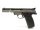 halbautomatische Pistole Smith & Wesson - 22 S - Note 2  - KK-Sportpistole mit massivem 145mm langem Lauf aus dem Hause Smith & Wesson, verstellbare Kimme eingelassen in einer Picatinnyschiene, Steckmagazin, Kunststoffgriffschalen f. beidh&auml;ndige Nutzung, 