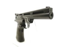 halbautomatische Pistole Smith & Wesson - 22A Target - Note 2  - KK-Sportpistole mit massivem 145mm langem Lauf aus dem Hause Smith & Wesson, verstellbare Kimme eingelassen in einer Picatinnyschiene, Steckmagazin, Schichtholz-Formgriffschalen mit Fingerau