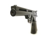 halbautomatische Pistole Smith & Wesson - 22A Target - Note 2  - KK-Sportpistole mit massivem 145mm langem Lauf aus dem Hause Smith & Wesson, verstellbare Kimme eingelassen in einer Picatinnyschiene, Steckmagazin, Schichtholz-Formgriffschalen mit Fingerau