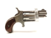 Revolver NAA - 22LLR - Note 1  - kleiner schnuckeliger KK-Revolver von North American Arms (NAA), Kaliber .22 lr., mit dunklen Holzgriffschalen, Single-Action, Laufl&auml;nge 28mm, 4 Schuss Trommel, nutzbar f&uuml;r Fallenjagd etc., sehr guter Zustand (Note 1), mit