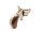 Revolver NAA - 22LLR - Note 1  - kleiner schnuckeliger KK-Revolver von North American Arms (NAA), Kaliber .22 lr., mit dunklen Holzgriffschalen, Single-Action, Laufl&auml;nge 28mm, 4 Schuss Trommel, nutzbar f&uuml;r Fallenjagd etc., sehr guter Zustand (Note 1), mit