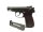 halbautomatische Pistole Baikal - IJ 70 - Note 3  - Makarov aus dem Hause Baikal,  neuerer Bauart, mit verstellbarer Kimme, linksseitiger Sicherung, Baikal-Bakelit Griffschalen, 90mm Laufl&auml;nge, inkl. 2tem Magazin, technisch in Ordung, optisch Note 3 *** v