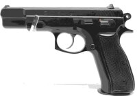 halbautomatische Pistole CZ Uhersky Brod - CZ 75 - Note 2  - Sportpistolen-SET f&uuml;r Einsteiger & Forgeschrittene, CZ Modellreihe 75, im Set mit passendem Wechselsystem "Kadet" im Kal. .22lr., fast in jedem Sch&uuml;tzenverein zu finden, 4" Lauf, orig. Kunststof