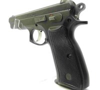halbautomatische Pistole CZ Uhersky Brod - CZ 75 - Note 2  - Sportpistolen-SET f&uuml;r Einsteiger & Forgeschrittene, CZ Modellreihe 75, im Set mit passendem Wechselsystem "Kadet" im Kal. .22lr., fast in jedem Sch&uuml;tzenverein zu finden, 4" Lauf, orig. Kunststof