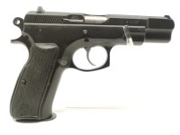 halbautomatische Pistole CZ Uhersky Brod - CZ 75 - Note 2  - Sportpistolen-SET f&uuml;r Einsteiger & Forgeschrittene, CZ Modellreihe 75, im Set mit passendem Wechselsystem "Kadet" im Kal. .22lr., fast in jedem Sch&uuml;tzenverein zu finden, 4" Lauf, orig. Kunststof