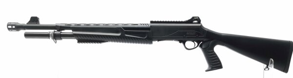 Repetierflinte HATSAN - Escort MP Tactical - Note 1  - Magnumreptierflinte von Hatsan (T&uuml;rkei), Modell Escort MP Tactical, mit taktischem Schaft (Pistolengriff), CIP S Beschuss (verst&auml;rkter Beschuss), kein Stahlschrotbeschuss, Kal. 12/76, R&ouml;hrenmagazin, P