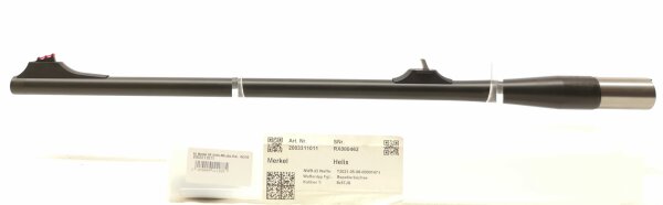 Helix Wechsellauf - Neuwertig - neuwertiger Wechsellauf f&uuml;r die Merkel RX Helix, Kal. 8x57 IS, mit M15x1 M&uuml;ndungsgewinde, Kimme und Korn, Standardlauf, Laufl&auml;nge: 560mm, bisher nie verbaut gewesen aber aus dem Jahr 2021 (somit als 