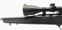 Repetierb&uuml;chse Haenel - J&auml;ger 10 - Neuwertig - neuweriges Ausstellungsst&uuml;ck, Haenel J&auml;ger 10 Varmint Sporter, mit Semiwightlauf und M&uuml;ndungsgewinde 15x1, Picatinny-Schiene, montiertes ZF von AKAH (ebenfalls neuwertig) mit Leuchtpunkt, Adapter Pin f&uuml;r Zwei