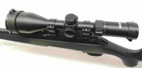 Repetierb&uuml;chse Haenel - J&auml;ger 10 - Neuwertig - neuweriges Ausstellungsst&uuml;ck, Haenel J&auml;ger 10 Varmint Sporter, mit Semiwightlauf und M&uuml;ndungsgewinde 15x1, Picatinny-Schiene, montiertes ZF von AKAH (ebenfalls neuwertig) mit Leuchtpunkt, Adapter Pin f&uuml;r Zwei