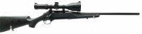 Repetierb&uuml;chse Haenel - J&auml;ger 10 - Neuwertig - neuweriges Ausstellungsst&uuml;ck, Haenel J&auml;ger 10 Varmint Sporter, mit Semiwightlauf und M&uuml;ndungsgewinde 15x1, Picatinny-Schiene, montiertes ZF von AKAH (ebenfalls neuwertig) mit Leuchtpunkt, Adapter Pin f&uuml;r Zwei
