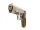 halbautomatische Pistole Erma - EP 422 - Note 2  - handliche KK-Pistole von Erma (Made in Germany), Modell EP 422, in der Seite verstellbare Kimme, bicolor (silber / dubkelgrau), Holzgriffschalen f. beidh&auml;ndige Nutzung, 85mm Lauf, mit Nutzungsspuren aber 