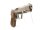 halbautomatische Pistole Erma - EP 422 - Note 2  - handliche KK-Pistole von Erma (Made in Germany), Modell EP 422, in der Seite verstellbare Kimme, bicolor (silber / dubkelgrau), Holzgriffschalen f. beidh&auml;ndige Nutzung, 85mm Lauf, mit Nutzungsspuren aber 