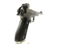 halbautomatische Pistole Margolin - MZM - Note 2  - ideale Einsteiger KK-Pistole, Margolin MZM, Made in Russia, Formgriff f&uuml;r Rechtsh&auml;nder, verstellbares Korn und Kimme, Steckmagazin, 6" Lauf, optischer Zustand Note 2, technisch in Ordnung, inkl. 2tem Mag