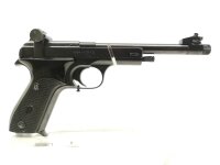 halbautomatische Pistole Margolin - MZM - Note 2  - ideale Einsteiger KK-Pistole, Margolin MZM, Made in Russia, Formgriff f&uuml;r Rechtsh&auml;nder, verstellbares Korn und Kimme, Steckmagazin, 6" Lauf, optischer Zustand Note 2, technisch in Ordnung, inkl. 2tem Mag