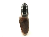 halbautomatische Pistole Walther - PPK - Note 2  - kleine feine Walther PPK aus Zella-Mehlis, 3" Lauf, Holzformgriff f. Rechtsh&auml;nder, Steckmagazin, Kaliber 7,65mm Browning, Beschu&szlig; Krone "U", guter gepflegter Gesamtzustand, auch f&uuml;r Sammler *** voreintrag