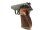 halbautomatische Pistole Walther - PPK - Note 2  - kleine feine Walther PPK aus Zella-Mehlis, 3" Lauf, Holzformgriff f. Rechtsh&auml;nder, Steckmagazin, Kaliber 7,65mm Browning, Beschu&szlig; Krone "U", guter gepflegter Gesamtzustand, auch f&uuml;r Sammler *** voreintrag