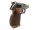 halbautomatische Pistole Walther - PPK - Note 2  - kleine feine Walther PPK aus Zella-Mehlis, 3" Lauf, Holzformgriff f. Rechtsh&auml;nder, Steckmagazin, Kaliber 7,65mm Browning, Beschu&szlig; Krone "U", guter gepflegter Gesamtzustand, auch f&uuml;r Sammler *** voreintrag