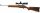 halbautomatische B&uuml;chse Ruger - Ranch Rifle Mini 14 - Note 2  - sehr gut erhaltene halbautomatische B&uuml;chse RUGER Mini 14, auch Ranch Rifle genannt, Kal. .223 Remington, Holzschaft, Metallschaftkappe, in silber gehaltenes System und Lauf, Drehkimme und Kor