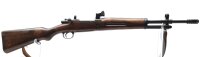 Repetierb&uuml;chse La Coruna - FR8 - Note 2  - f&uuml;hrige spanische Ordonnanzwaffe mit Burris Leuchtpunkt, bisher zur Nachsuche verwendet, Fabrica de Armas FR8, Kal. 7,62 (.308 Win.), mit M&uuml;ndungsfeuerbremse, 98er &auml;hnlichem System mit Fl&uuml;gelsicherung, innenliege