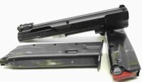 halbautomatische Pistole ZBROJOVKA BRNO - 75 B - Note 2  - Sportpistolen-SET f&uuml;r Einsteiger & Forgeschrittene, CZ Modellreihe 75B, im Set mit passendem Wechselsystem "Kadet" im Kal. .22lr., fast in jedem Sch&uuml;tzenverein zu finden, 4" Lauf, orig. Kunststoff