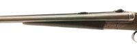 Doppelflinte Sauer & Sohn - ohne - Note 3  - typische Suhler Querflinte aus dem Hause Sauer & Sohn Suhl, Q1-Stempel, Basen f. Suhler Einhakmontage, technisch sehr gut, optisch: altersbedingte Spuren (Note 3), Doppelflinte mit Signalstiften, selbstsichernd