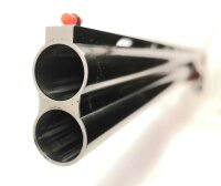 Bockdoppelflinte Rottweil - 700 - Note 1  - italienische Trapflinte, vertrieben von Dynamit Nobel unter dem Namen Rottweil, Mod. 700 Trap, mit 1/1 und 3/4 Choke (* und **), super Zustand, mit rotem Fiberglaskorn, 76er Laufl&auml;nge, ventilierte Schaftkappe, s