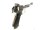 halbautomatische Pistole Margolin - MZM - Note 1  - absolut einzigartige KK-Pistole Margolin MZM, Made in Russia, Griffst&uuml;ck komplett verchromt, somit eine Art Bi-Color-Variante, Formgriff f&uuml;r Rechtsh&auml;nder, verstellbares Korn und Kimme, Steckmagazin, 6" L