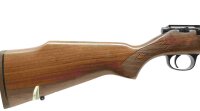 Repetierb&uuml;chse Marlin - 882 - Note 3  - f&uuml;hrige Schonzeitb&uuml;chse im Kal. .22 Win. Mag., mit Holzschaft, Steckmagazin, Schiebkimme (Raster), Korn mit Kornschutz, Gummischaftkappe, Aufnahmen f&uuml;r Riemenb&uuml;gel&ouml;sen, gekr&ouml;pfter Kammerst&auml;ngel, fein eingestellter A