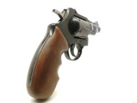 Revolver H. SCHMIDT OSTHEIM - Sierra 4 - Note 3  - kurzer Fangschu&szlig;revolver im Kal. .38special, ideal f&uuml;r die Jagd, kurzer Lauf (75mm), geringes Gewicht, solide verarbeitet, Zustand Note 3-, schwarze Ausf&uuml;hrung mit Holzgriffschalen, mit Fingermulden, 6-Sc